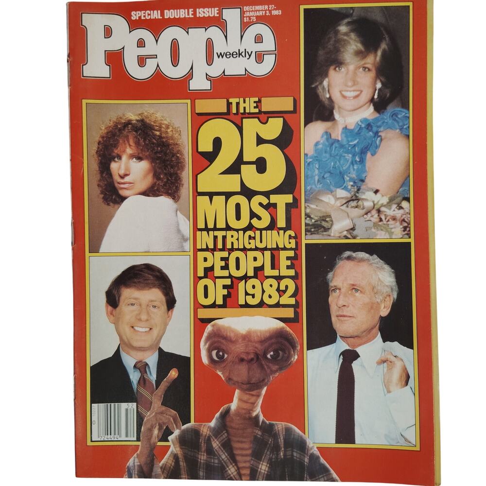 Vintage People Magazine Dec 27 1982 25 Most Intriguing People E.T. Cover